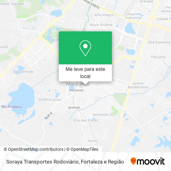 Soraya Transportes Rodoviário mapa