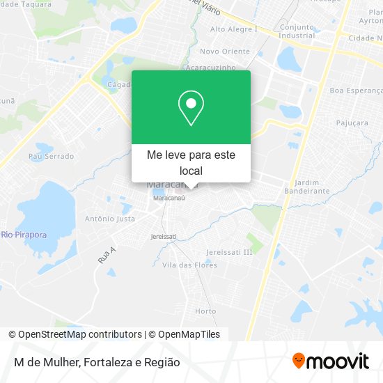 M de Mulher mapa