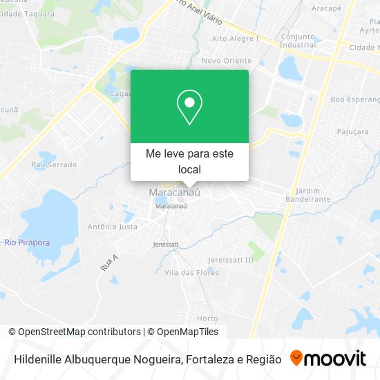 Hildenille Albuquerque Nogueira mapa