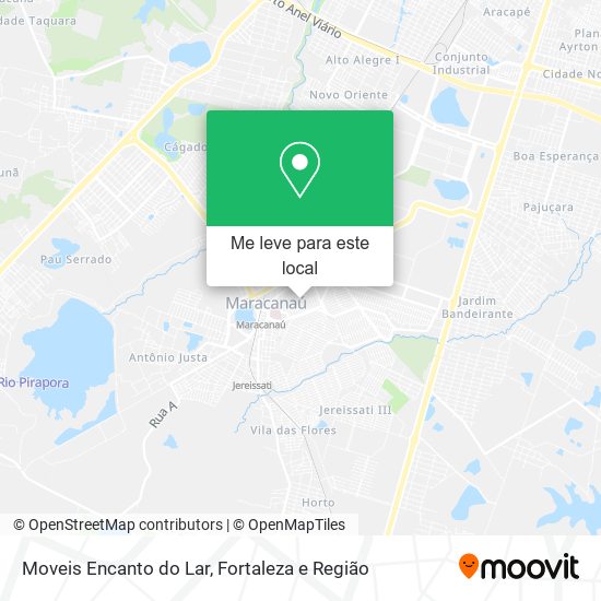 Moveis Encanto do Lar mapa