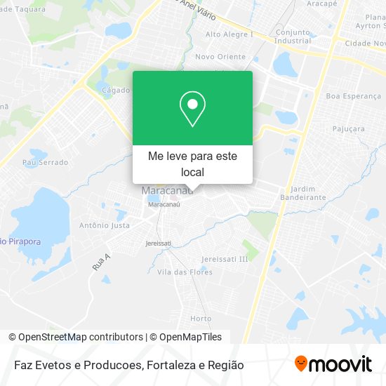 Faz Evetos e Producoes mapa