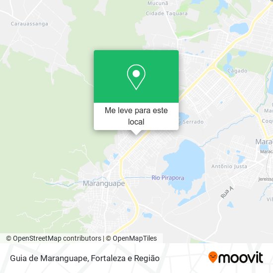 Guia de Maranguape mapa