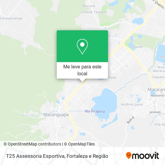 T25 Assessoria Esportiva mapa