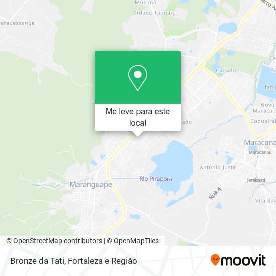 Bronze da Tati mapa