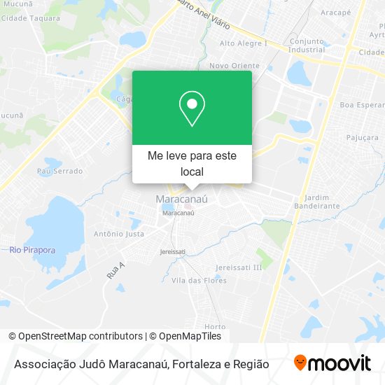 Associação Judô Maracanaú mapa
