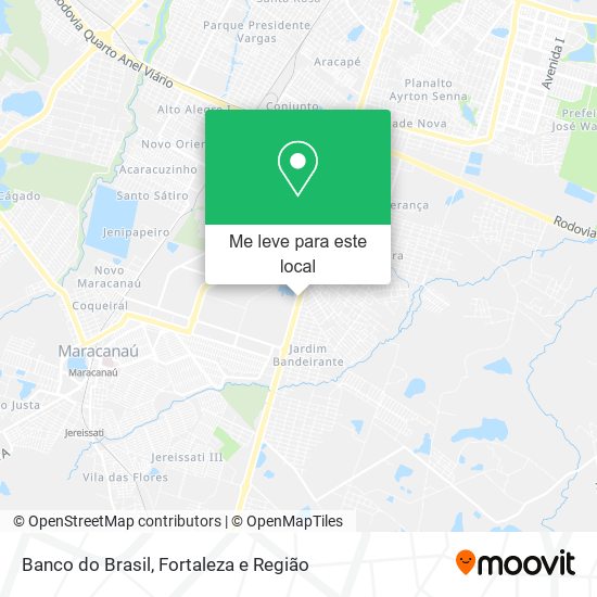 Banco do Brasil mapa