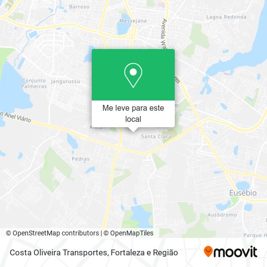 Costa Oliveira Transportes mapa