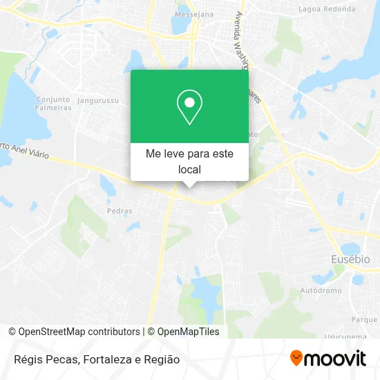 Régis Pecas mapa