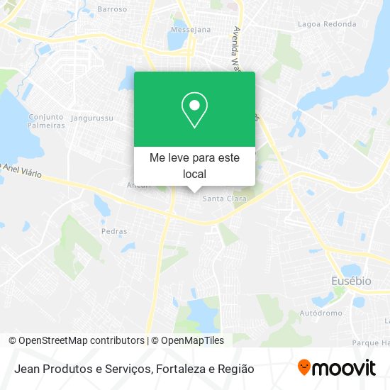 Jean Produtos e Serviços mapa