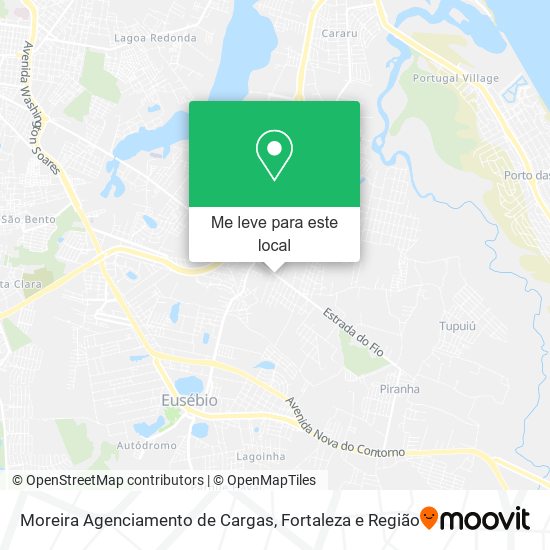 Moreira Agenciamento de Cargas mapa