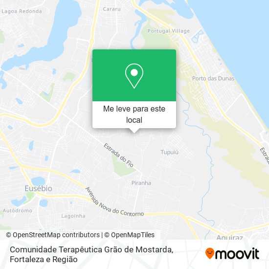 Comunidade Terapêutica Grão de Mostarda mapa