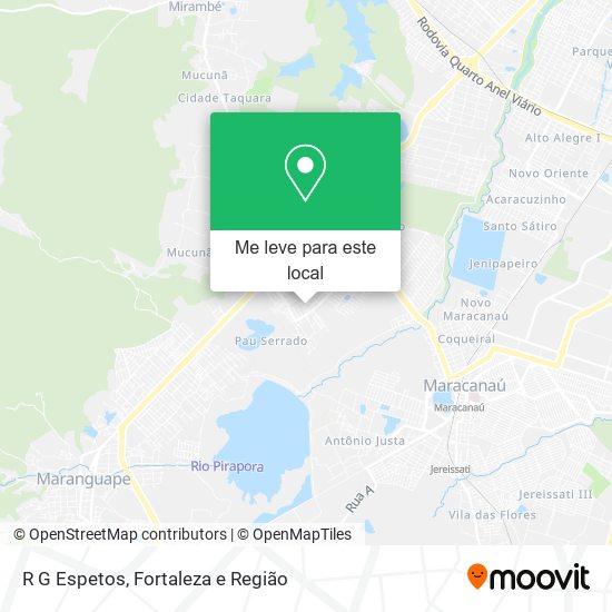 R G Espetos mapa
