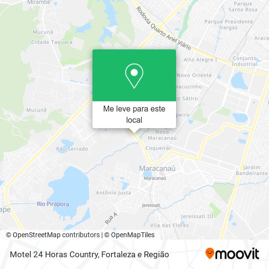 Motel 24 Horas Country mapa