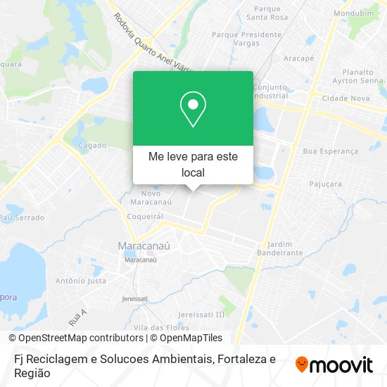 Fj Reciclagem e Solucoes Ambientais mapa