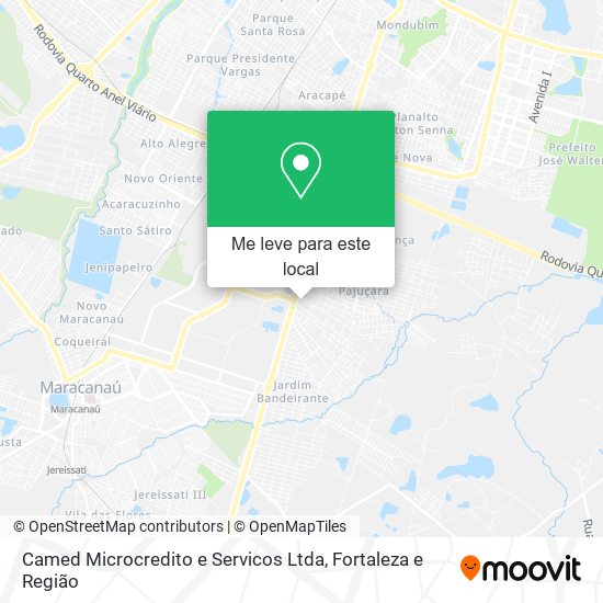 Camed Microcredito e Servicos Ltda mapa