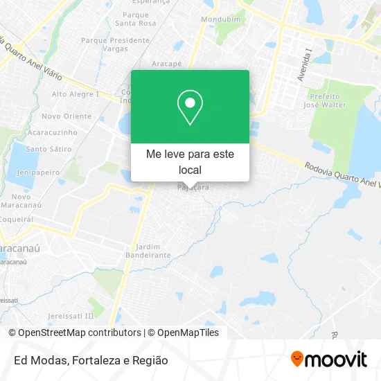 Ed Modas mapa