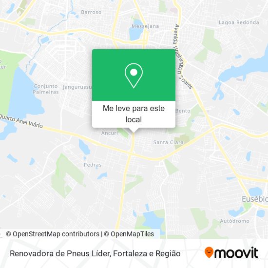 Renovadora de Pneus Líder mapa
