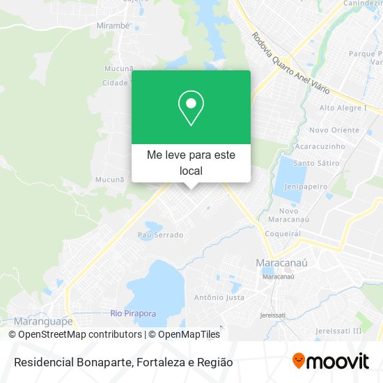 Residencial Bonaparte mapa