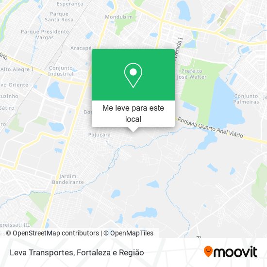 Leva Transportes mapa