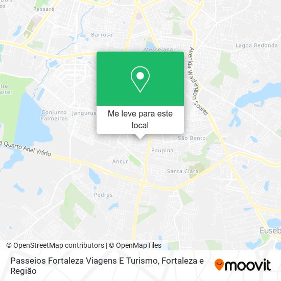 Passeios Fortaleza Viagens E Turismo mapa