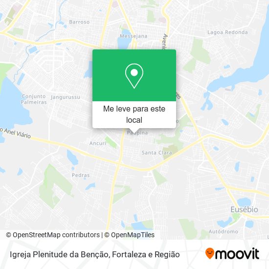 Igreja Plenitude da Benção mapa