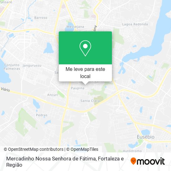 Mercadinho Nossa Senhora de Fátima mapa