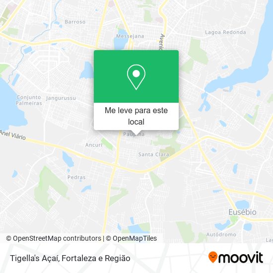 Tigella's Açaí mapa