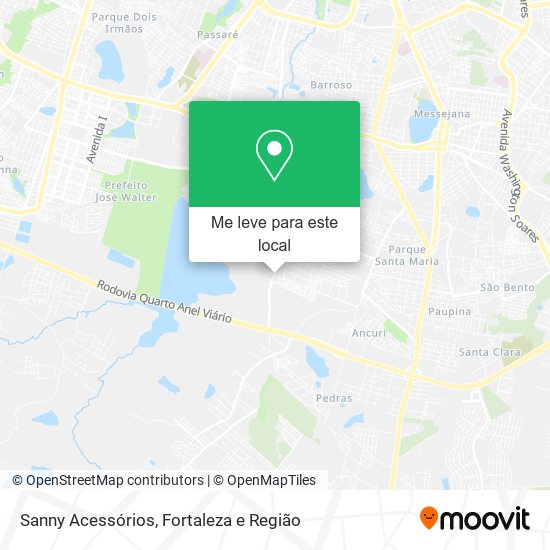 Sanny Acessórios mapa
