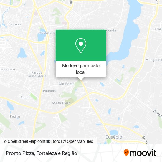 Pronto Pizza mapa