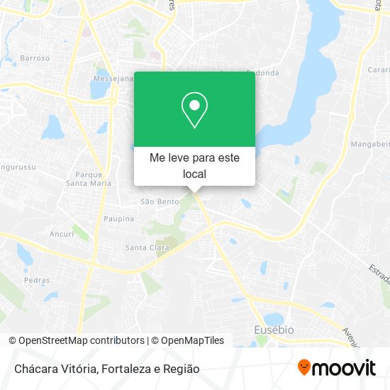 Chácara Vitória mapa