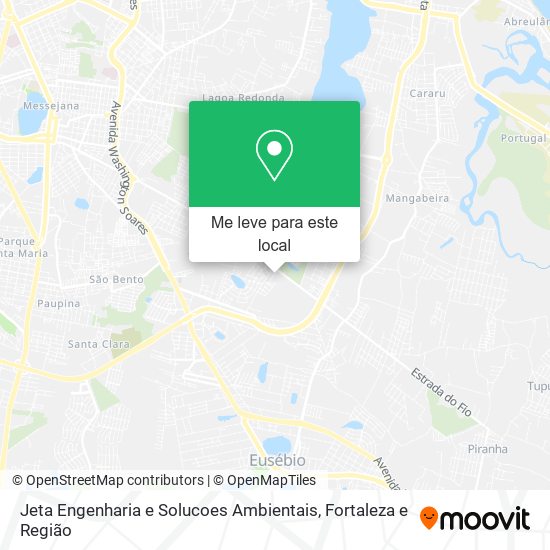 Jeta Engenharia e Solucoes Ambientais mapa