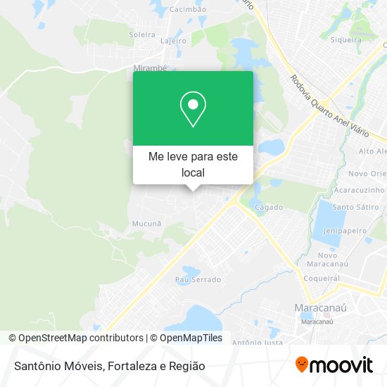 Santônio Móveis mapa