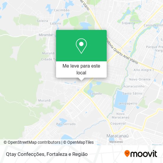 Qtay Confecções mapa