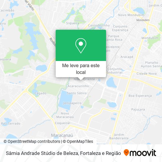 Sâmia Andrade Stúdio de Beleza mapa