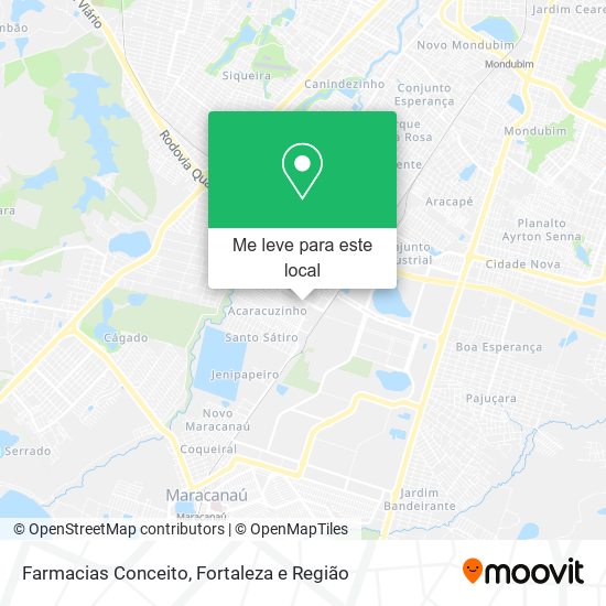 Farmacias Conceito mapa