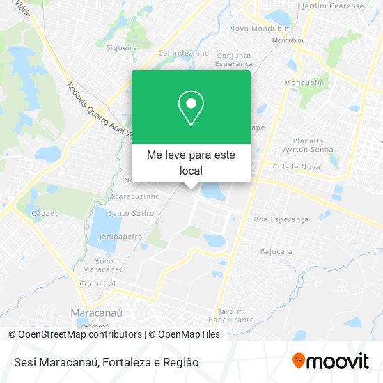 Sesi Maracanaú mapa