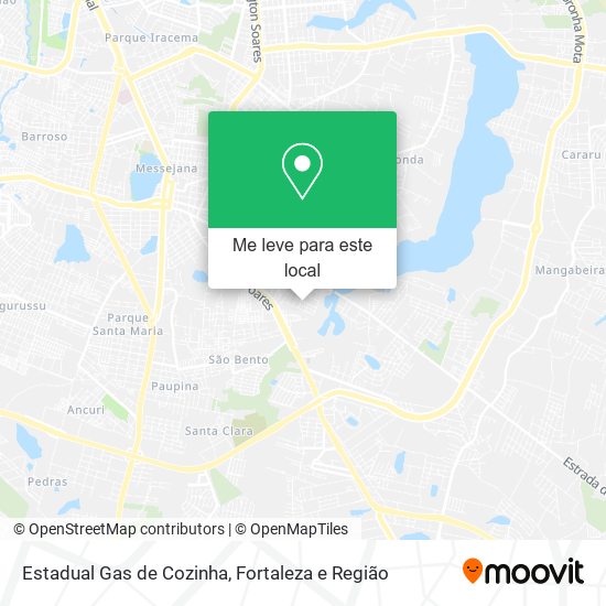 Estadual Gas de Cozinha mapa
