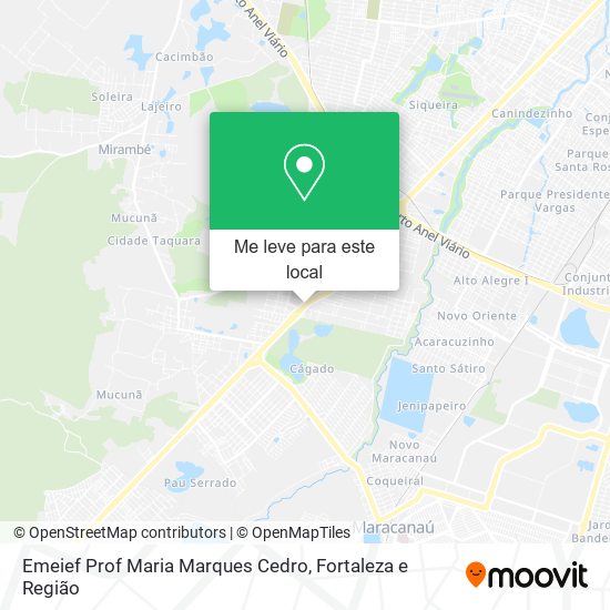 Emeief Prof Maria Marques Cedro mapa