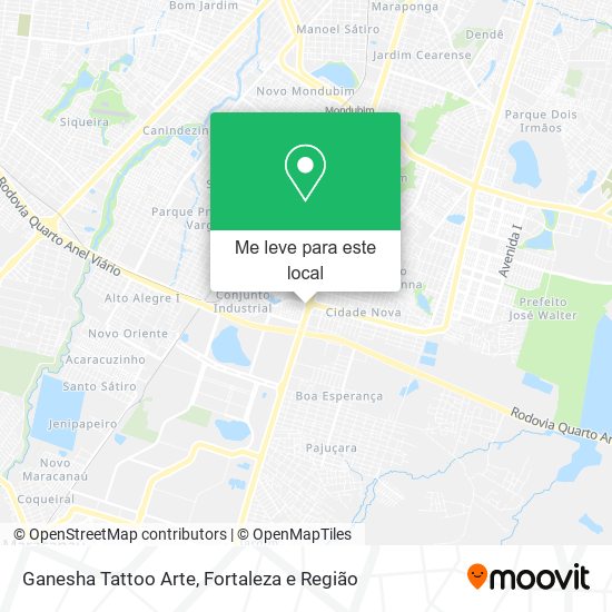 Ganesha Tattoo Arte mapa