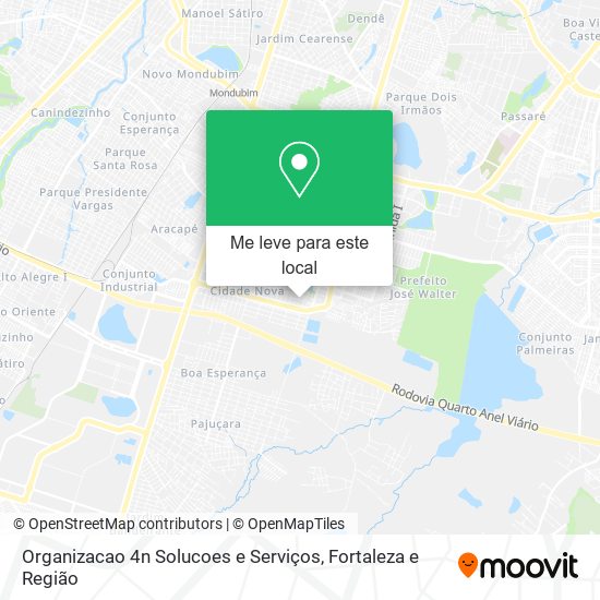 Organizacao 4n Solucoes e Serviços mapa