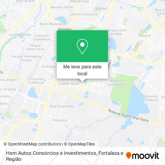 Hsm Autos Consórcios e Investimentos mapa