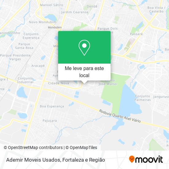 Ademir Moveis Usados mapa