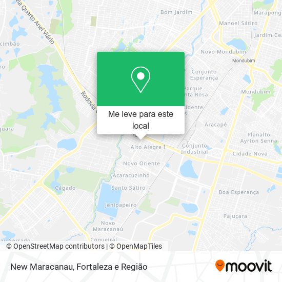 New Maracanau mapa