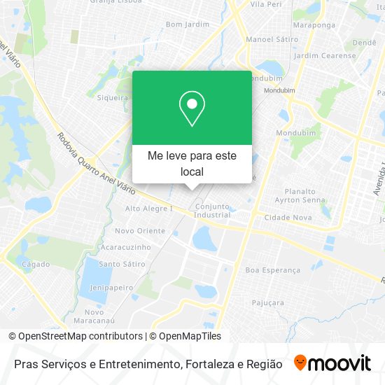 Pras Serviços e Entretenimento mapa