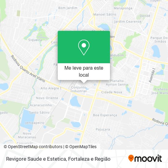 Revigore Saude e Estetica mapa