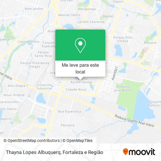 Thayna Lopes Albuquerq mapa