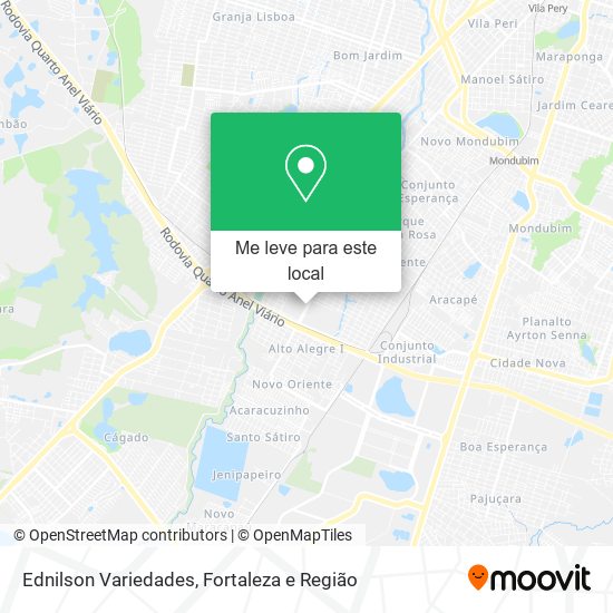 Ednilson Variedades mapa