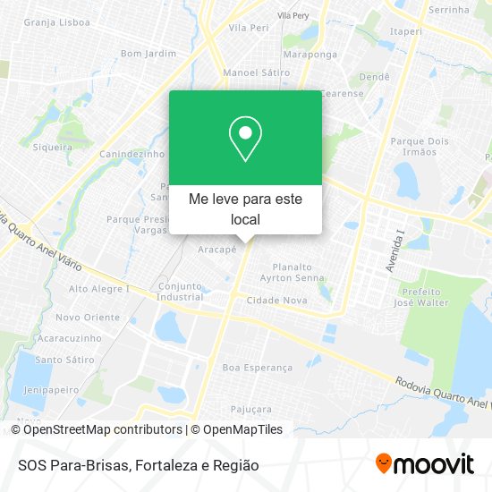 SOS Para-Brisas mapa