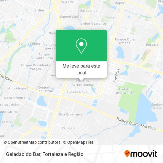 Geladao do Bar mapa