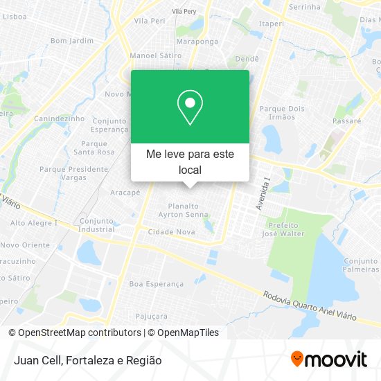 Juan Cell mapa
